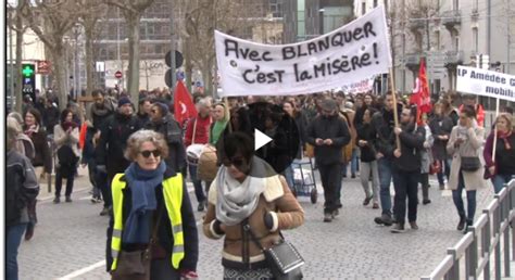 Clermont-Ferrand : Le cortège syndical repoussé à cent mètres de la gare par les CRS